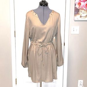 True Destiny gold grommets shirt dress NWT XL 23